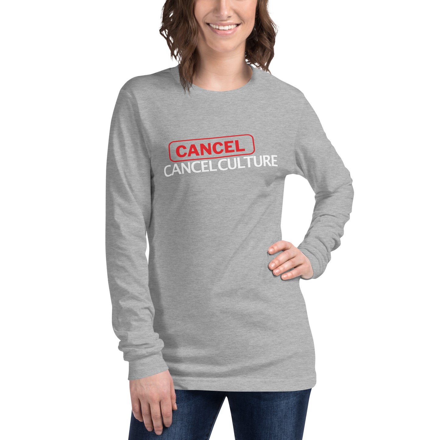 Simple Cancel Cancel Culture Unisex Long Sleeve Tee