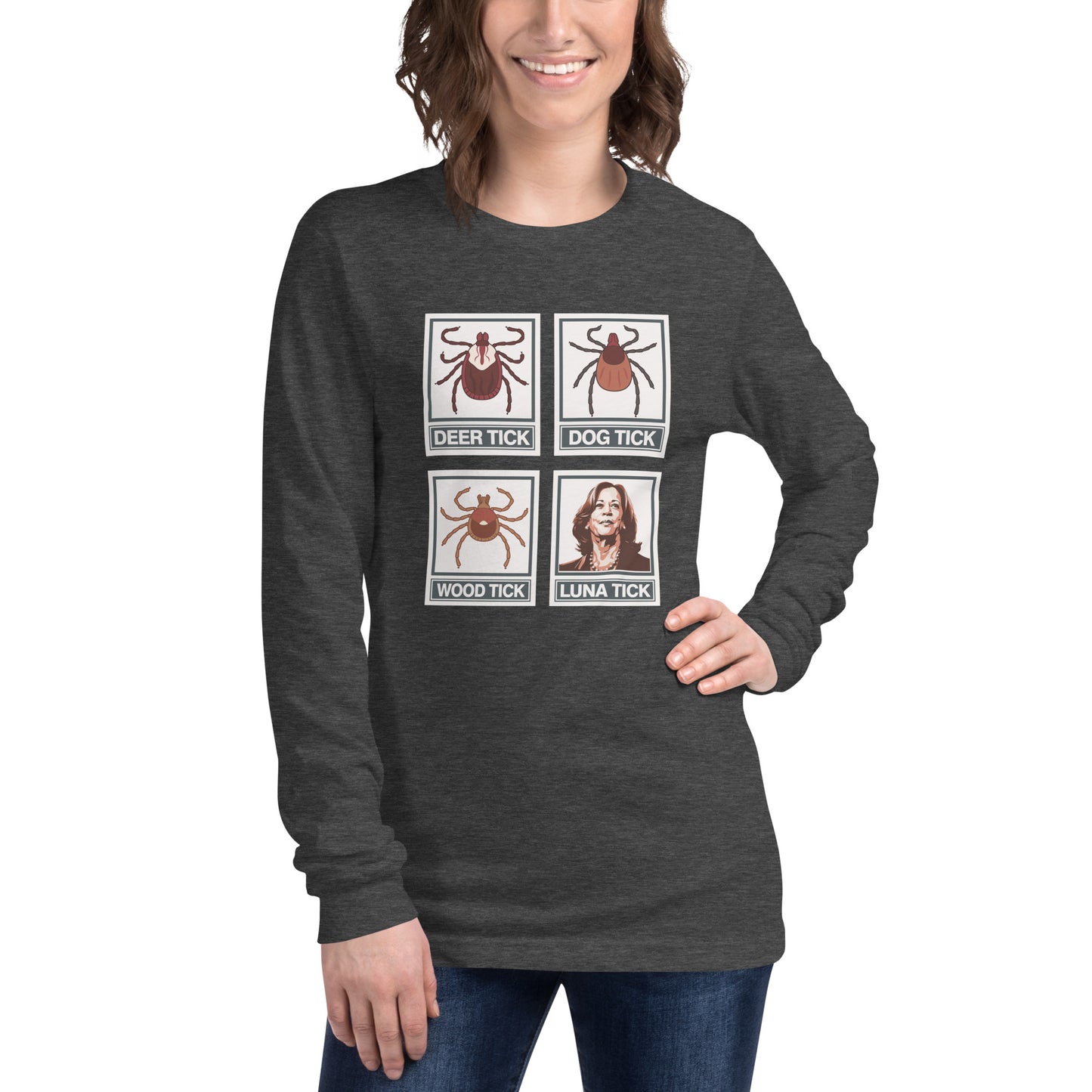 Kamala Luna Tick Unisex Long Sleeve Tee