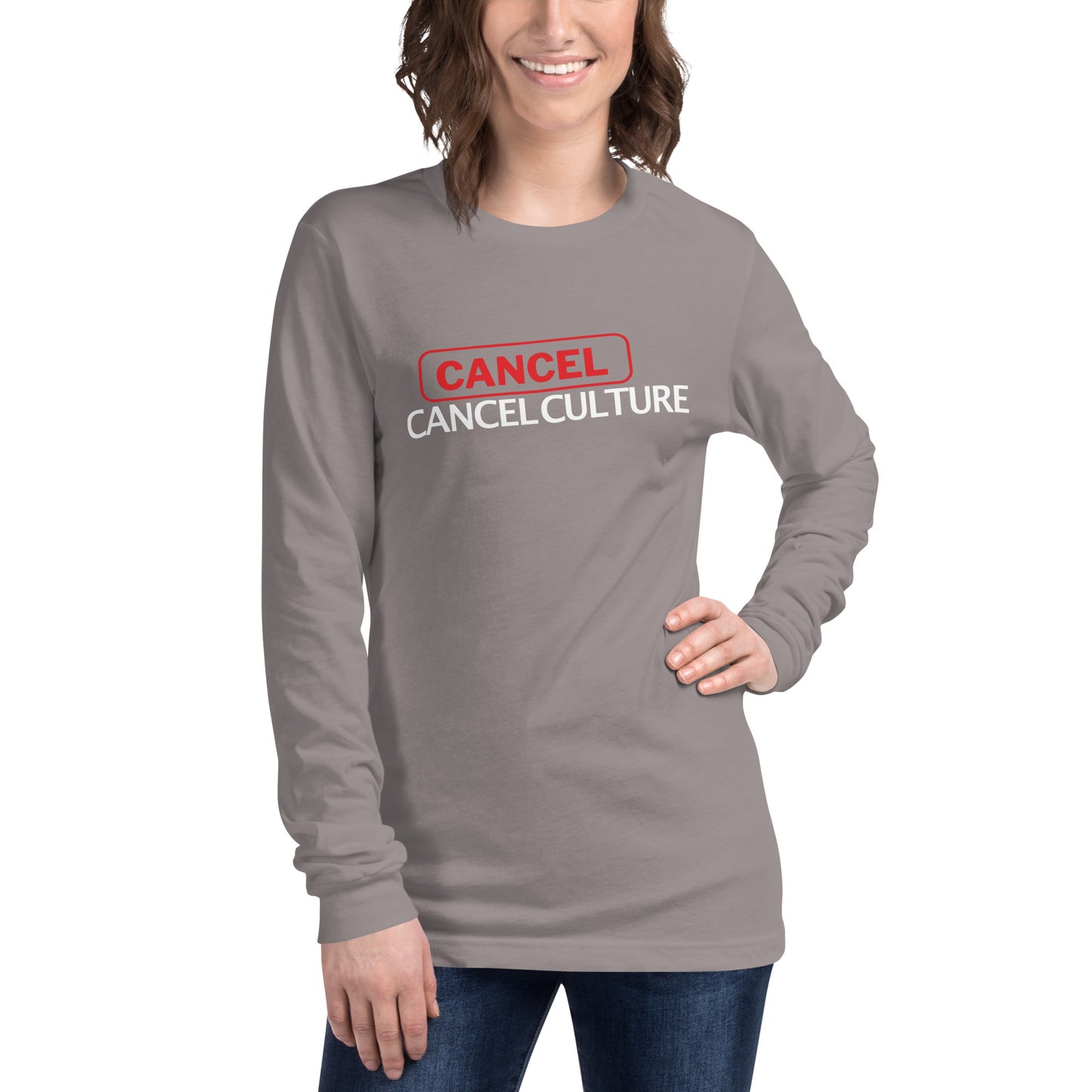 Simple Cancel Cancel Culture Unisex Long Sleeve Tee