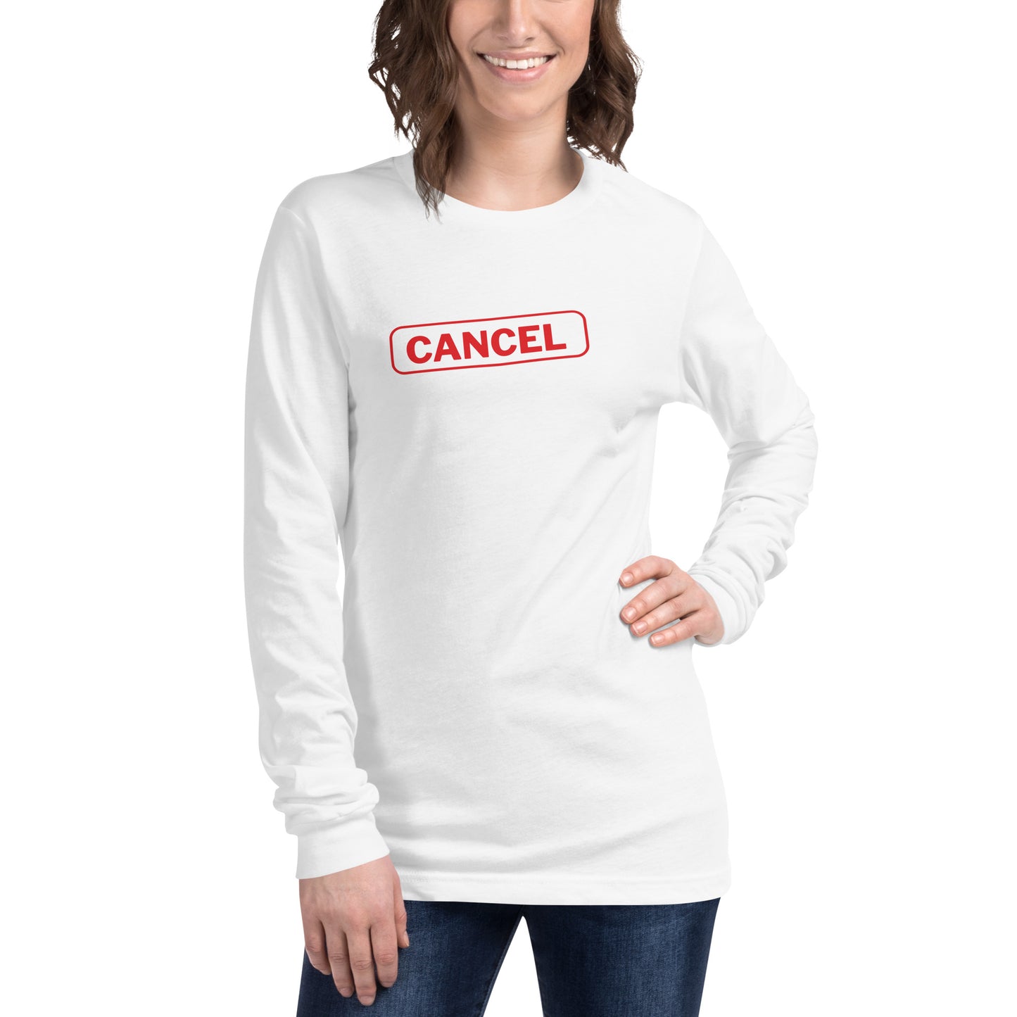 Simple Cancel Cancel Culture Unisex Long Sleeve Tee