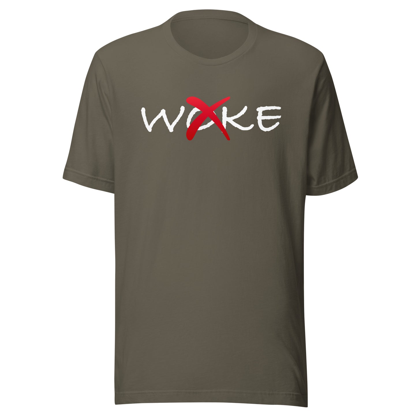 No More Woke - Crossed Out Woke T-Shirt