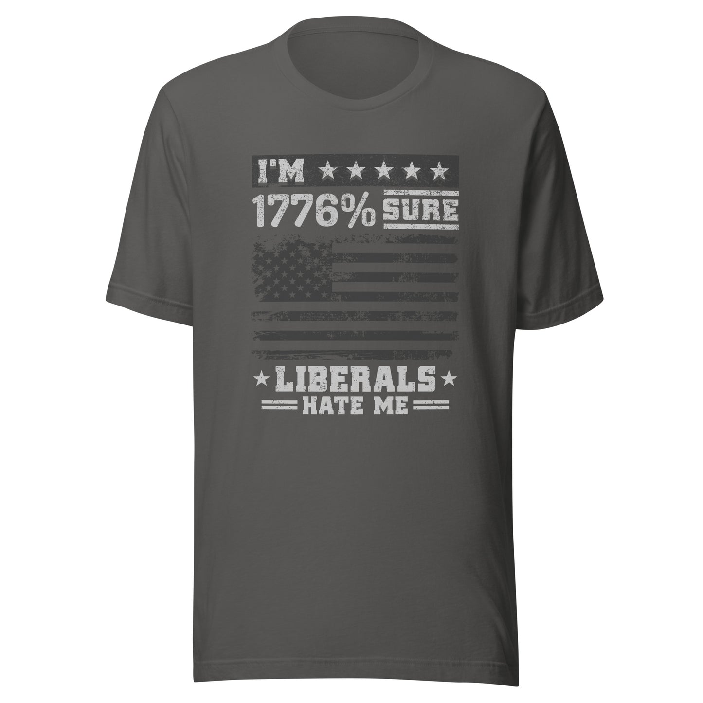 1776% Sure Liberals Hate Me T-Shirt