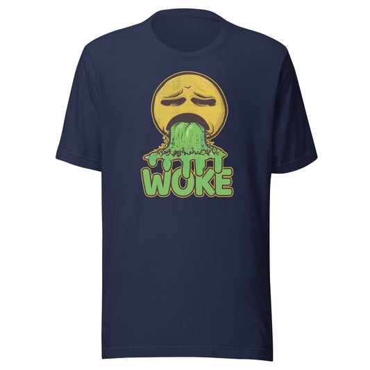 Anti-Woke Vomit Emoji Unisex t-shirt