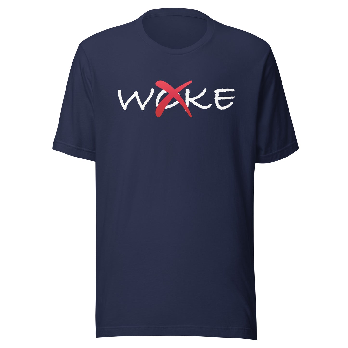 No More Woke - Crossed Out Woke T-Shirt