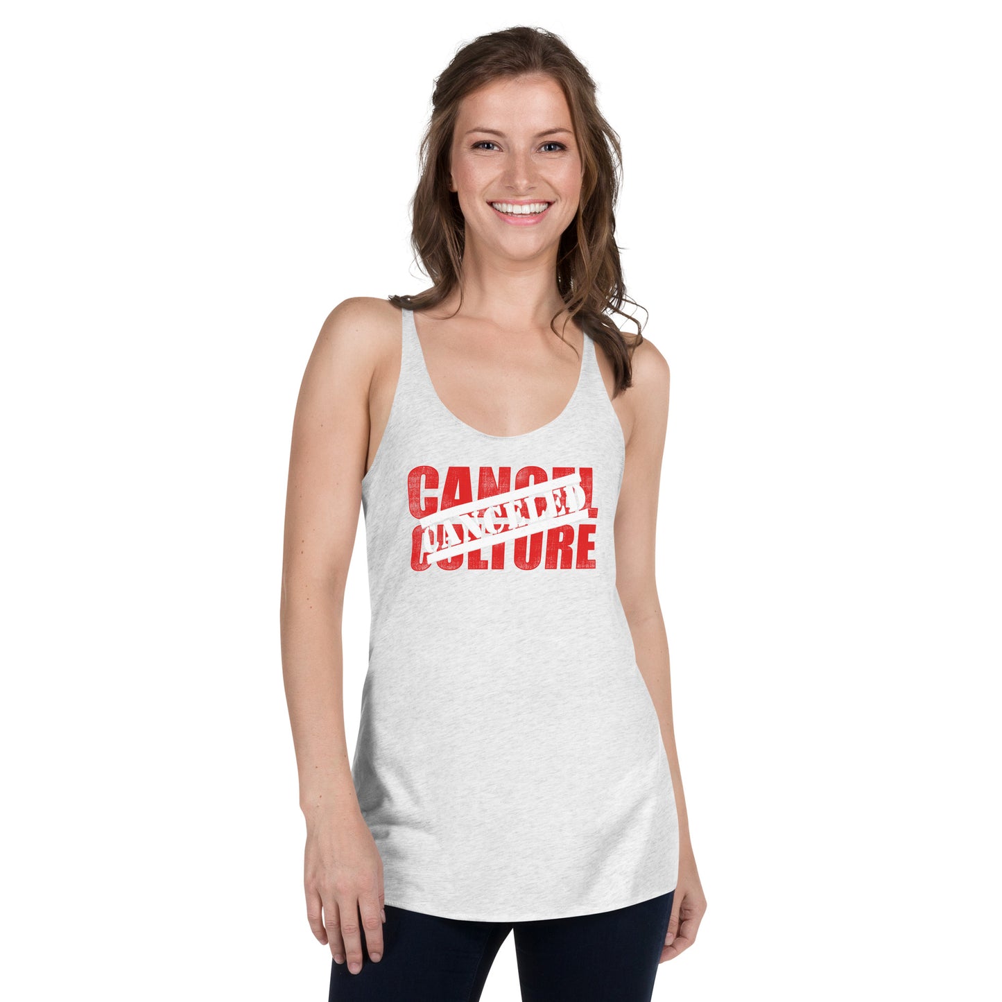 Cancel Culture Canceled Women's Racerback Tank