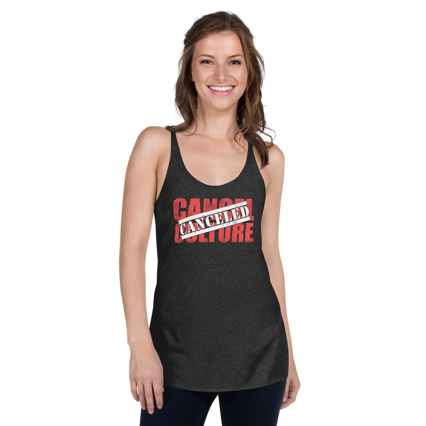 Cancel Culture Canceled Women's Racerback Tank