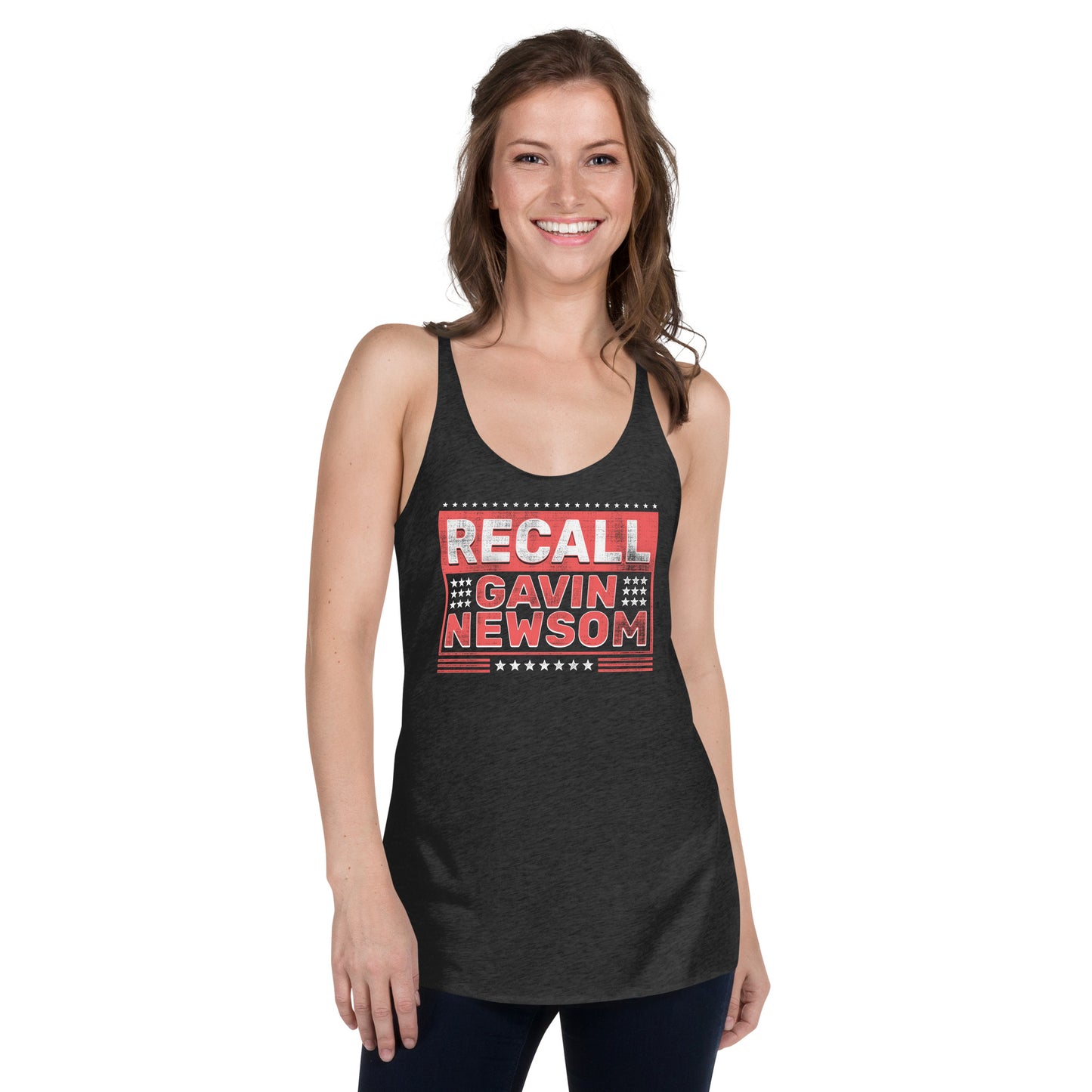 Recall Gavin Newsom - Stand for Change Women's Racerback Tank