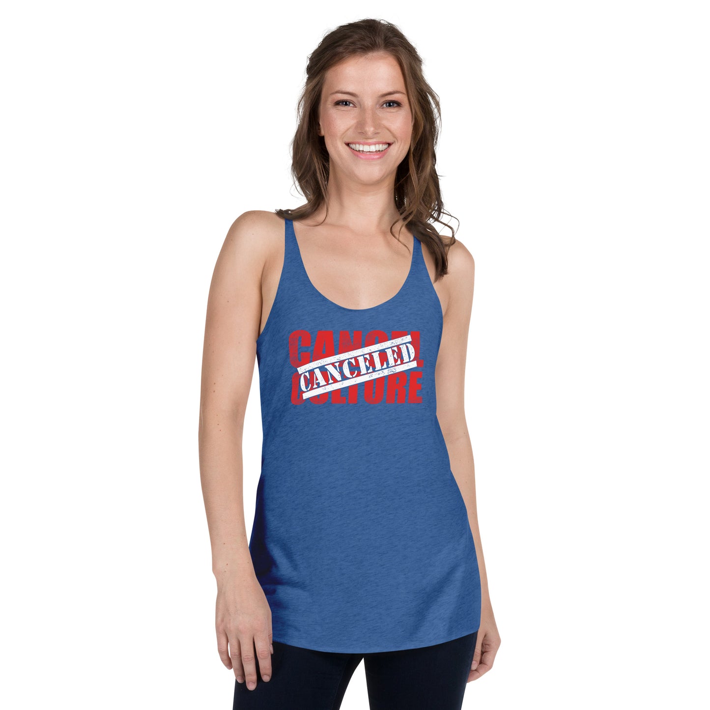 Cancel Culture Canceled Women's Racerback Tank