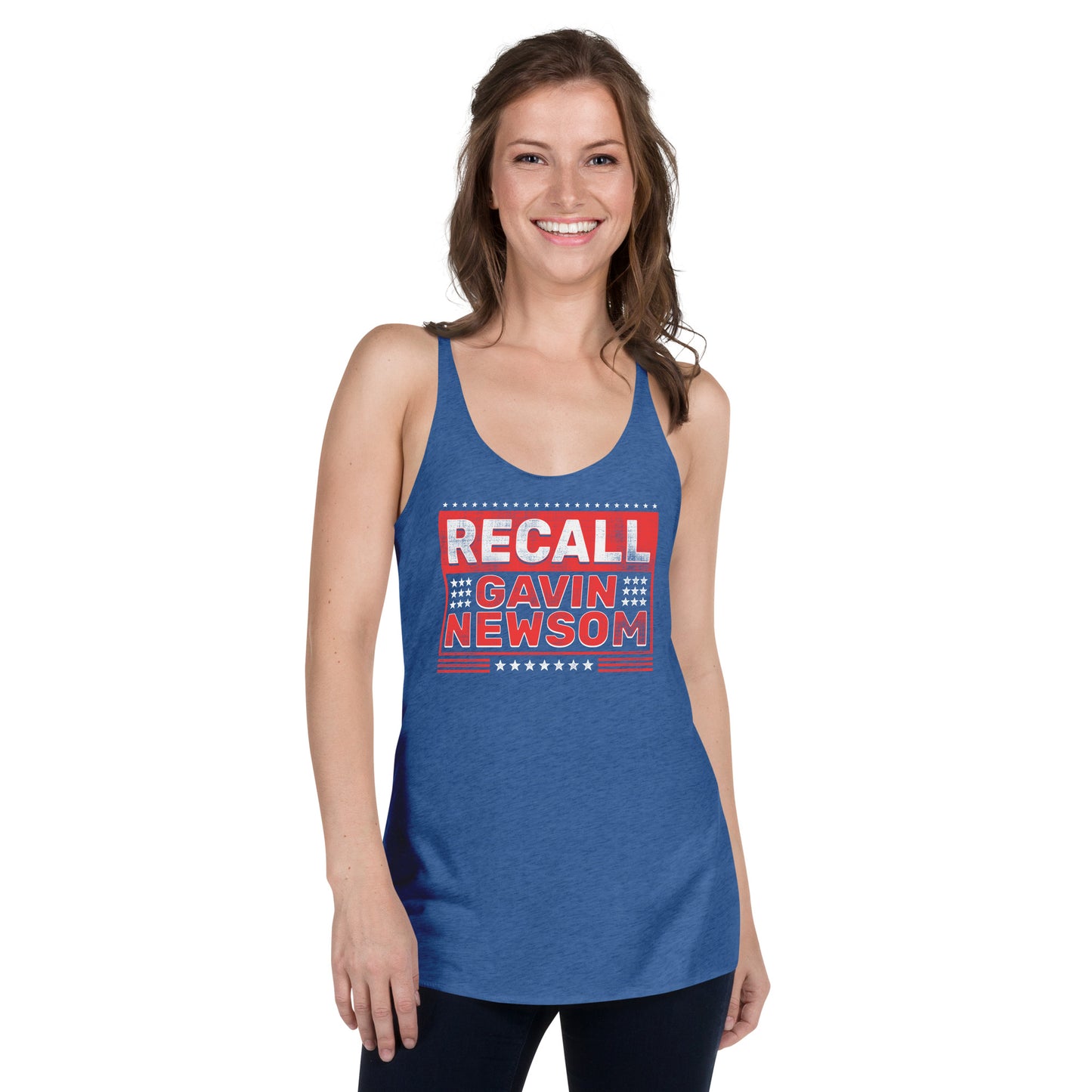 Recall Gavin Newsom - Stand for Change Women's Racerback Tank