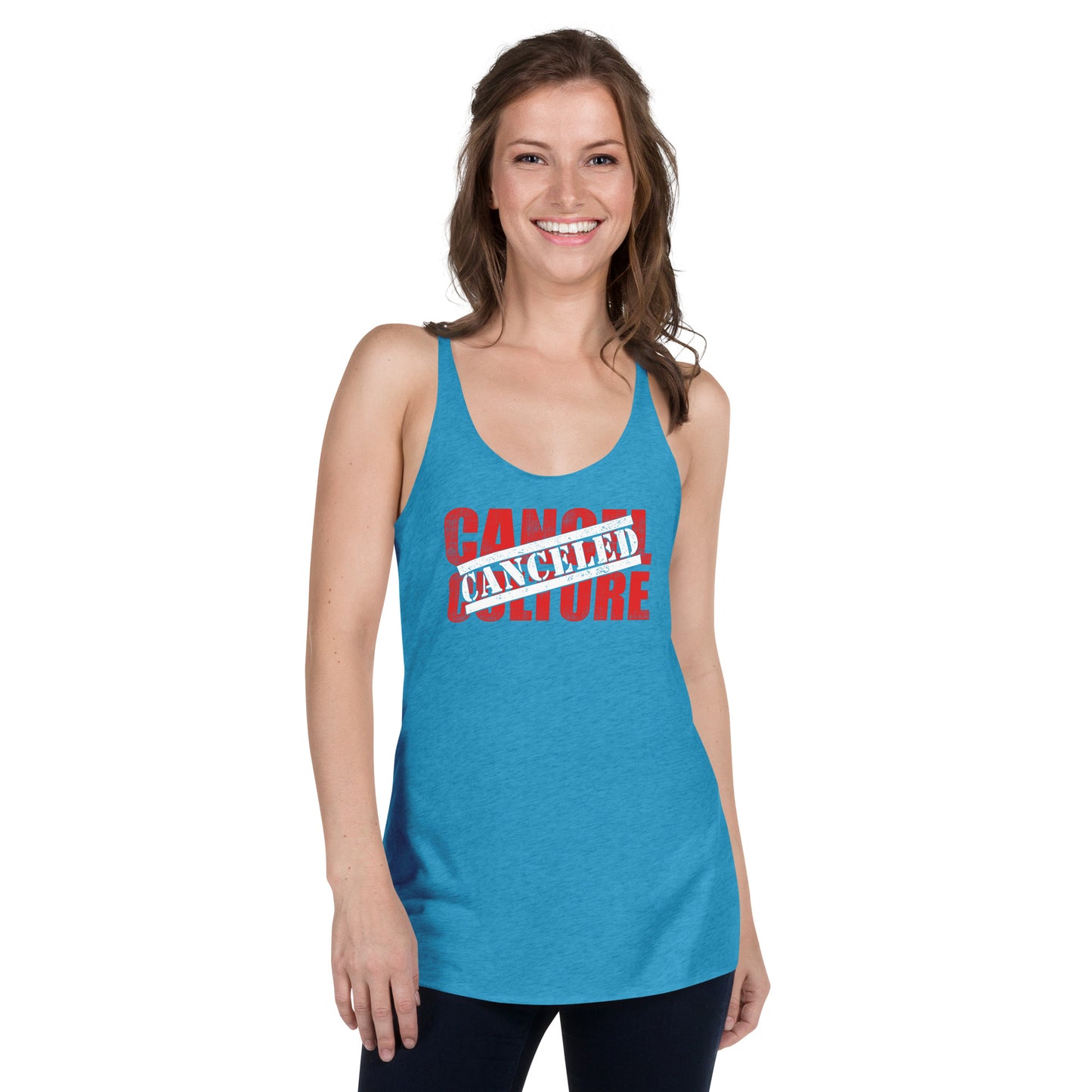 Cancel Culture Canceled Women's Racerback Tank