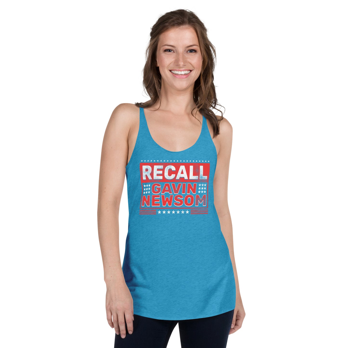 Recall Gavin Newsom - Stand for Change Women's Racerback Tank