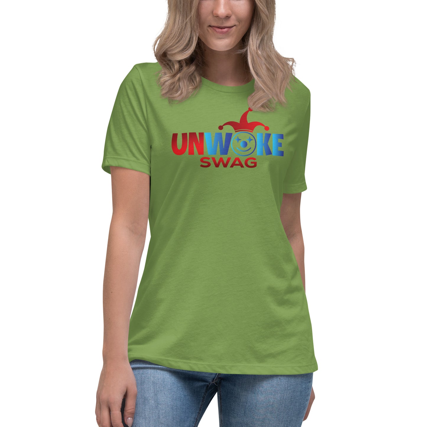 Unwoke Swag Logo Women's Relaxed T-Shirt